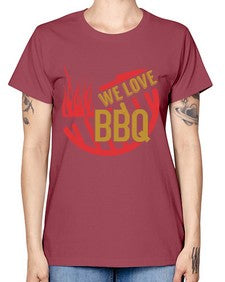 we love bbq 459# - bbq -  Missy T-Shirt