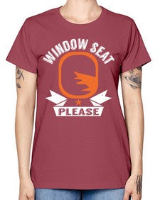 window seat please  51# - airplane -  Missy T-Shirt