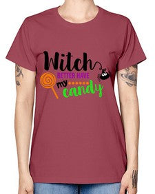 witchbetterhavecandy 12# - witch -  Missy T-Shirt