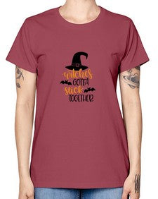 witches gotta stick together 5# - witch -  Missy T-Shirt