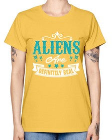 Aliens are real 26# - ufo -  Missy T-Shirt