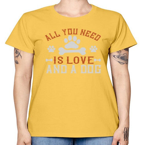 All You Need Is Love And A Dog Style 177# - dogs -  Missy T-Shirt
