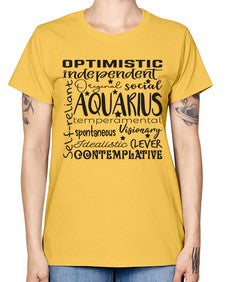 Aquarius 563# - aquarius -  Missy T-Shirt