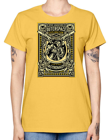 Astronaut Outerspace Exploration 36# - space -  Missy T-Shirt