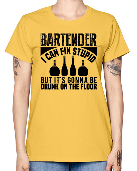 Bartender I can fix Style 54# - bartender -  Missy T-Shirt