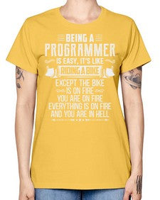 Being a Programmer 4# - computer -  Missy T-Shirt