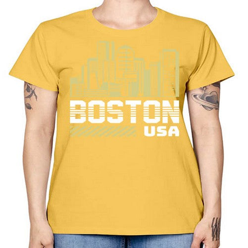 Boston 480# - cities -  Missy T-Shirt