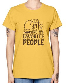 Cats Are My Favorite People Style 7# - cats -  Missy T-Shirt