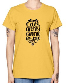 Cats Are My Favorite People Style 89# - cats -  Missy T-Shirt