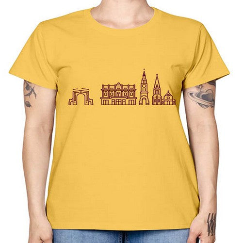 Christchurch 585# - cities -  Missy T-Shirt