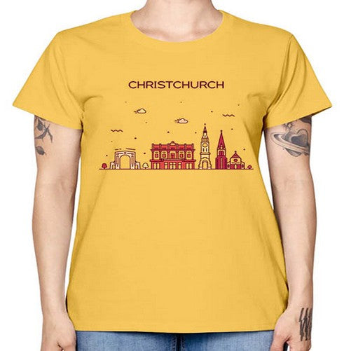 Christchurch 586# - cities -  Missy T-Shirt