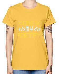 Code is my poetry 21# - computer -  Missy T-Shirt