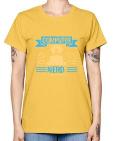 Computer Nerd 10# - computer -  Missy T-Shirt