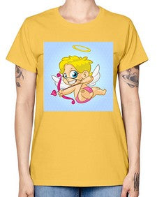 Cupid 79# - cartoon general -  Missy T-Shirt