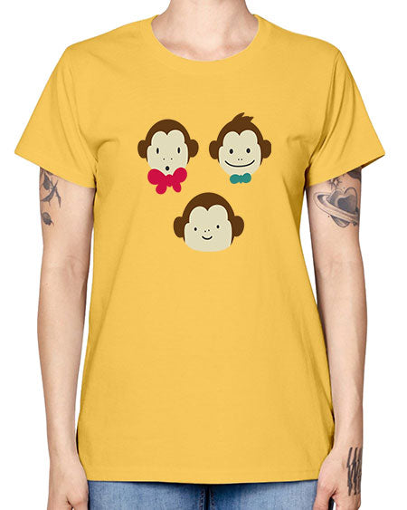 Cute_little_monkeys_5425 - monkey -  Missy T-Shirt