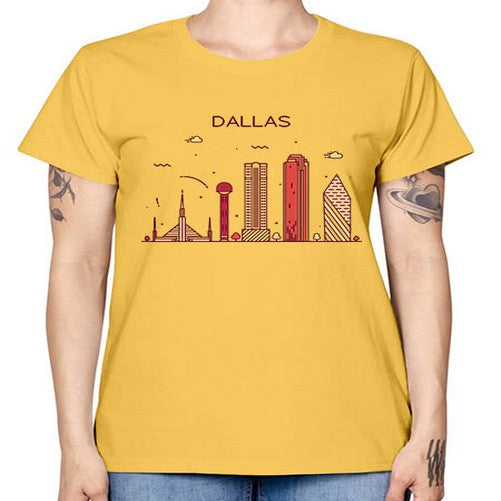 Dallas 646# - cities -  Missy T-Shirt