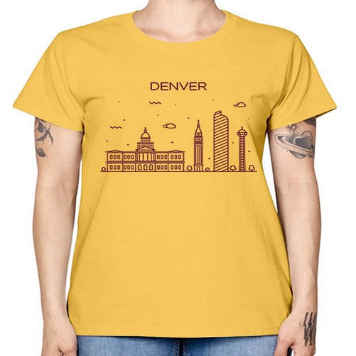 Denver 659# - cities -  Missy T-Shirt