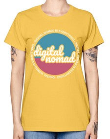 Digital Nomad is Everything 21# - internet -  Missy T-Shirt