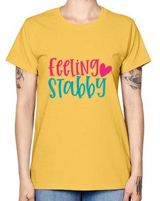 Feeling Stabby Nurse Style 780# - nurse -  Missy T-Shirt
