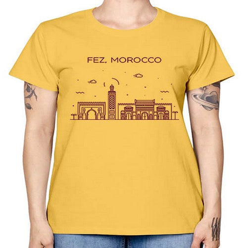 Fez 718# - cities -  Missy T-Shirt
