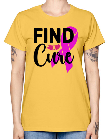Find a Cure 26# - breast cancer -  Missy T-Shirt
