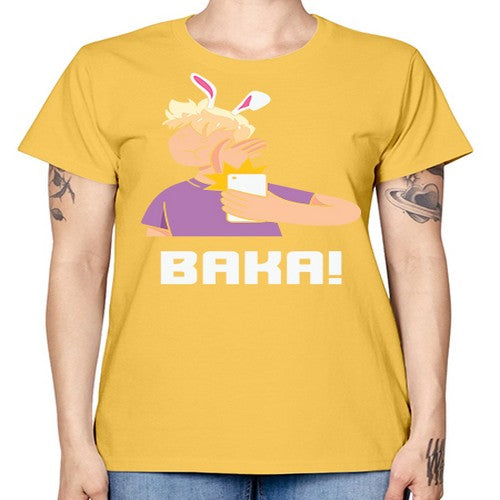 Funny Anime Baka Rabbit Slap Anime 228# - anime -  Missy T-Shirt