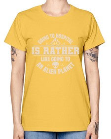 Going to hospital is like going to an alien planet 2# - ufo -  Missy T-Shirt