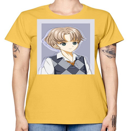 Handsome and cool boy with uniform 34# - anime -  Missy T-Shirt