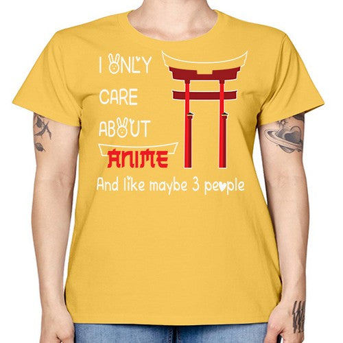 I Only Care About Anime Anime 240# - anime -  Missy T-Shirt