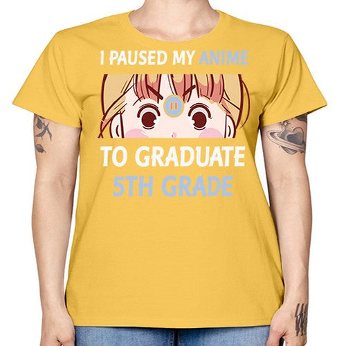 I Paused My Anime To Anime 243# - anime -  Missy T-Shirt