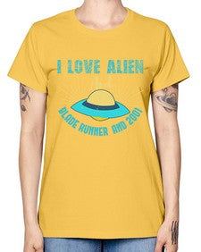 I love alien and blade runner 18# - ufo -  Missy T-Shirt