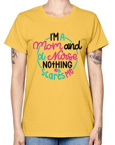Im A Mom And A Nurse Nothing Style Style 957# - nurse -  Missy T-Shirt