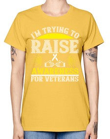 Im trying to raise awareness for veterans Style 43# - Self awareness -  Missy T-Shirt