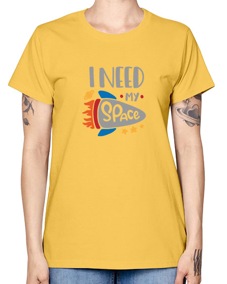 Ineedmyspace 17# - space -  Missy T-Shirt