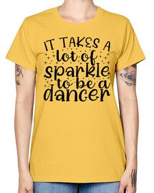 It takes a lof of sparkle to be a dancer 143# - ballet -  Missy T-Shirt