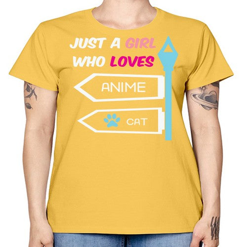 Just A Girl Who Loves Anime 264# - anime -  Missy T-Shirt