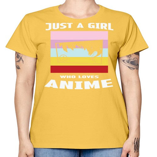 Just A Girl Who Loves Anime 265# - anime -  Missy T-Shirt