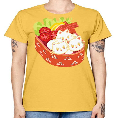 Kawaii Cat Boxed Lunch Anime Anime 266# - anime -  Missy T-Shirt