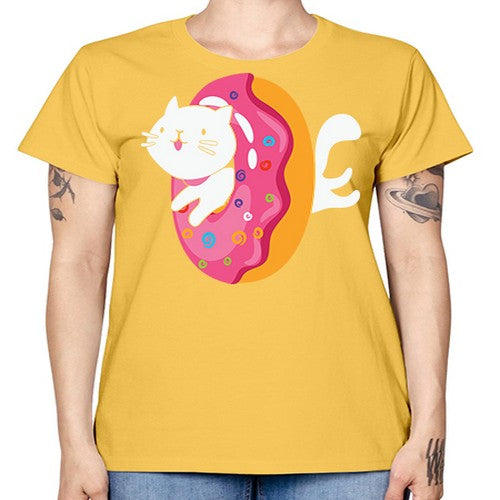 Kawaii Cat Donut Anime Lover Anime 267# - anime -  Missy T-Shirt