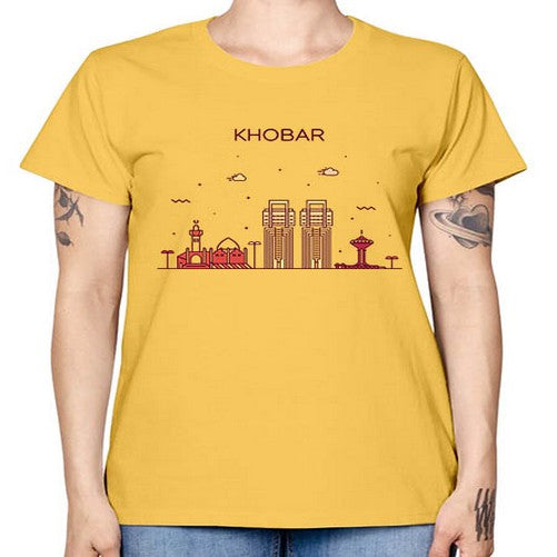 Khobar 1053# - cities -  Missy T-Shirt