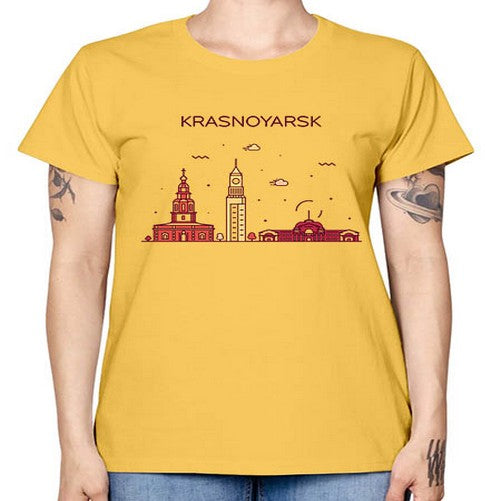 Krasnoyarsk 1087# - cities -  Missy T-Shirt