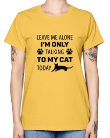 Leave Me Alone Style 62# - cats -  Missy T-Shirt