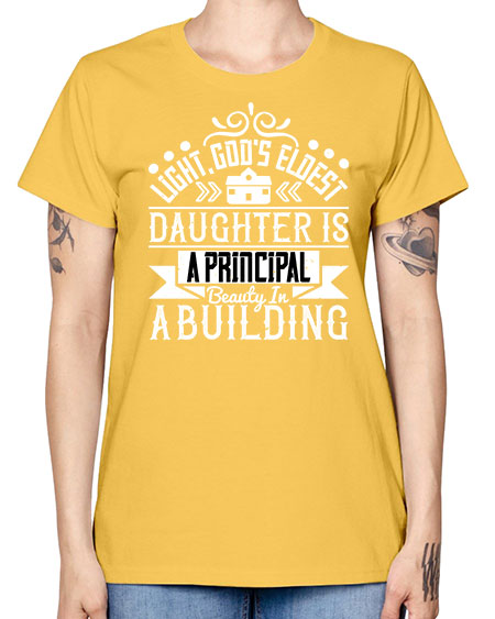 Light Gods eldest daughter is a principal beauty in a building Style 274# - architect -  Missy T-Shirt