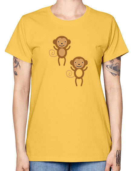 Little_monkeys_MF_5814 - monkey -  Missy T-Shirt