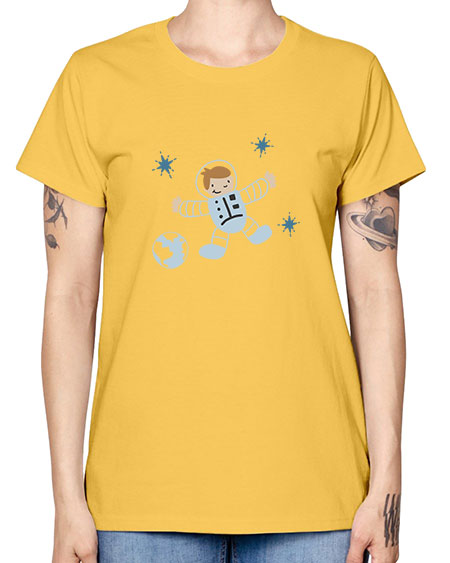 Littlespaceman 16# - space -  Missy T-Shirt