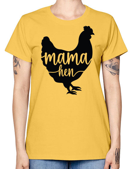 Mama Hen - chicken -  Missy T-Shirt