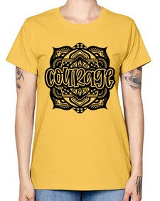 Mandala Courage 759# - mandala -  Missy T-Shirt