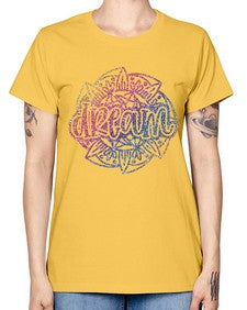 Mandala Dream Rainbow Glitter 760# - mandala -  Missy T-Shirt