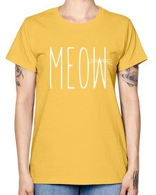 Meoww - cats -  Missy T-Shirt