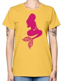 MermaidMandalaUpdated 933# - mandala -  Missy T-Shirt